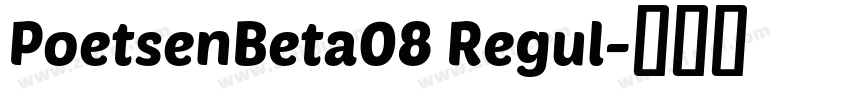 PoetsenBeta08 Regul字体转换